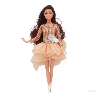 1 kom. Nova večernja haljina je ručni rad Za Lutke Barbie, Odijevanje 1/6 Pribor Za Lutke Haljine haljina Za Barbie Božićni poklon