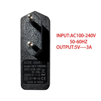 1 kom. USB Adapter Napajanja Europskog Standarda 2A 3A Putput 5 U Ulaz AC100-240V 50-60hz ac Adapter za Vruće Lampa za Piće Fontana