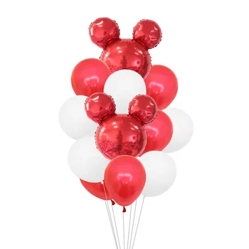 1 komplet Balone S Mickey i Minnie Mouse Na Rođendan, Lateks Balona, Dječji Tuš, Uljepšavanje Za Party Povodom Rođendana, Dječji Balon Od Folije, Zračni Igračka Globos