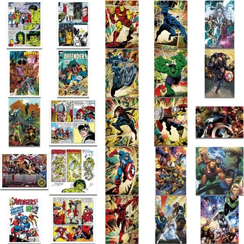 10/30/50 kom. Cool Naljepnice Marvel Avengers Plakat Mix Anime Super Heroj Naljepnica Na Skateboard Laptop Motocikl Naljepnica Za Automobil Dječja Igračka