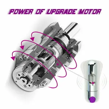 10 Vibrationsmodi Mini Vibrator Drahtloses wasserdichtes wiederaufladbares