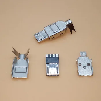 10 compl. Micro USB 5PIN Zavarivanje Tip Priključak Priključak za Punjač 5 P USB Rep Punjenje priključak 4-u-1 Metalne Dijelove