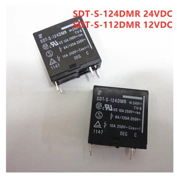 10 kom./lot TE 10A 250VAC 4-Pinski PCB Relej napajanje SDT-S-112DMR 12VDC/SDT-S-124DMR 24VDC