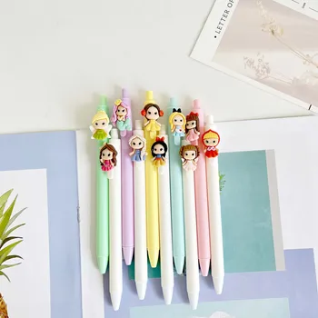 10 kom. pribora slatka olovke princeza fiksne ručke natrag u školu korejski tiskanice slatka stvari olovke kawaii slatka ručka
