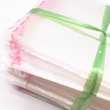 100pc 7x11 cm Medija Poli Torba Transparentno Opp Vrećica Plastične Vrećice Samoljepljive Ispis Torba Za Izradu Nakita