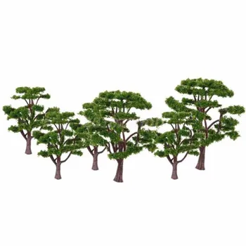 10шт Plastične Mini Simulacija Drveće Minijature Bor Mikro krajolik Instalacija Za Vrt Sobnih biljaka Dekorativni Pribor