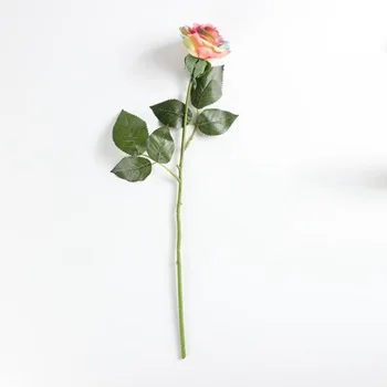 10шт Šarene Umjetna Svila Cvijet Ružičasta Ruža Cvijet Trenutno Dodir Vjenčanje Dekoracije Doma Dekor Sobe Simulacija Cvijet Grančica