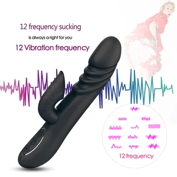 12 brzina Realan Dildo Sisa Vibratori Oralni Sex Lizanje Jezika Stimulator Klitorisa G-spot Vibrator Seks-Igračke za Odrasle za Žene