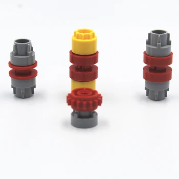 130 kom. Gradivni Blokovi MOC Tehničke Detalje cigle serija Technical Gear, u skladu S osnovnim brand za djecu, igračke za dječake
