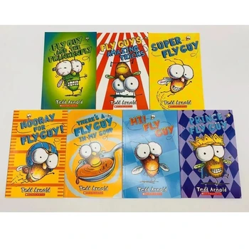 15 Knjiga / Set Engleski Usborne Knjige za Djecu, Dječja slikovnica Dječje Poznata Priča Serija Fly Guy Zabavna Knjiga za Čitanje