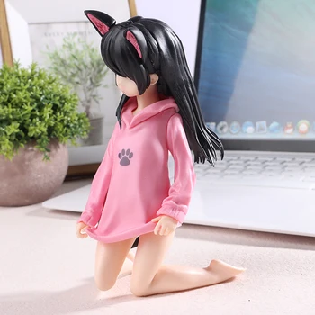 15 cm Anime Oči Липка Figurica Oči Липка Majica Kawai Djevojka Figurica PVC Naplativa Model Igračke Dječji Dar