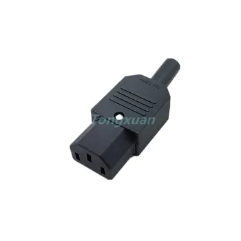 1PC AC250V 10A 3pin IEC C13 Utikač utičnica za Napajanje Adapter i Ženski Konektor Melodičan Kabel Kabel Priključak