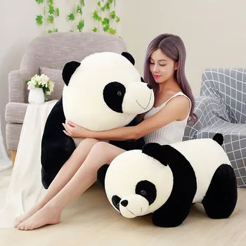 1pc Slatka Giant Panda Medvjeda Pliš Plišane Igračke Lutke Životinje Igračke Jastuk Crtani Kawai Pliš Lutke Djevojke Ljubavnik Pokloni