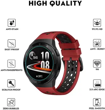 2 kom. Za Huawei Watch GT 2e Smartwatch 2.5 D 9H Zaštitni sloj Od Kaljenog Stakla Premium Zaštitni sloj Protiv Ogrebotina Prozirne HD film