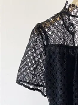 2022 Novo Donje Čipkan Kratku haljinu sa Budućnost Liniju, Kratki Haljina od dva dijela s V-izrez, Proljeće-Ljeto Donje Seksi Mini haljina