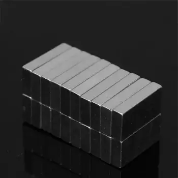 20ШТ 10x5x2 mm N52 Super Jake Oblika Kvadra Blokovi Редкоземельные Неодимовые Magneti