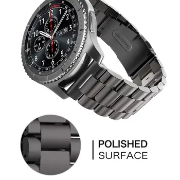 22 mm Metalni remen za Samsung Galaxy Watch 3 Huawei GT2/Amazfit GTR Narukvica narukvica od nehrđajućeg čelika za 20 mm Samsung Watch 5/4