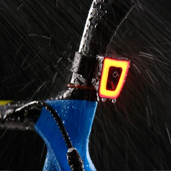 3 Načina Biciklistička dugo Svjetlo Noćni Biciklizam Upozorenje O Sigurnosti Stražnje LED Svjetlo USB Punjiva Biciklistička Lampa Pribor Za Bicikle