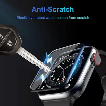 3 Pakiranje Zaštitna folija za Apple Watch 1 2 3 4 5 6 Stakleni poklopac Zaštitni sloj od grebanja, kompatibilna sa Apple Iwatch Se