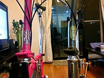 3-color sklopivi metalni biciklistička glavobolja cijev подседельная cijev ukras za naljepnice brompton small wheel birdy