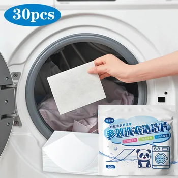 30-90 Kom Tablete za čišćenje, posteljina za dječje odjeće Koncentrirano sredstvo za Čišćenje za pranje rublja Kako za ručno tako i za strojno pranje