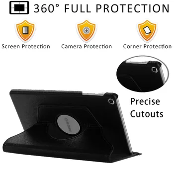 360 Rotirajući Torbica-držač za tablet Samsung Galaxy Tab A8 10,5/Tab A7 10,4/Tab, A 10,1/Tab S6 Lite 10,4 Zaštitna torbica