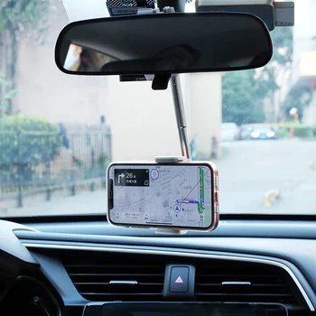 360 retrovizor Držač Telefona Univerzalni Auto Držač Telefona GPS Sjedalo Smartphone dizajnerski Držač Telefona Stalak Podesiv Podrška