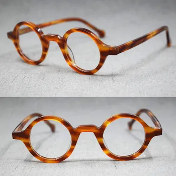 38 mm Malo Vintage Naočale Za Čitanje Okrugle Muške, Ženske Naočale računala Naočale Na Recept +50 +75 +1 +425 +450