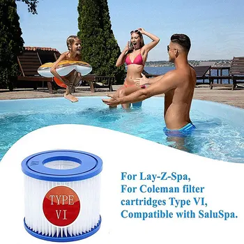 5 kom./8 kom. Filter za bazen, za way Spa Pumpa Filter Uložak Tip VI, Filteri za whirlpool za Lay-Z-Spa, za Coleman SaluSpa Filter