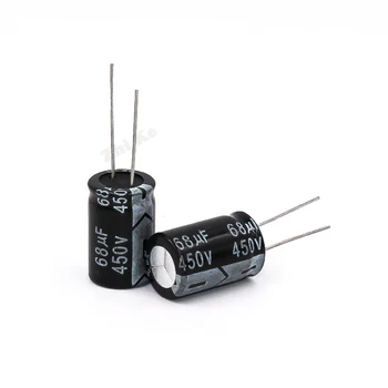 5pcs 450 68 uf 18*25 mm low ESR Aluminijskih Elektrolita Kondenzator 68 uf 450 Električni Kondenzatori za Visoke frekvencije od 20%