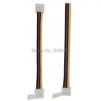 5pcs 6-Pinski I 6-Pinski Konektor za RGB CCT Led Traka 6-pinski 12 mm Širina 1-Smjerni ili 2-Put Adapter bez Lemljenje za RGB + CCT Led Trake