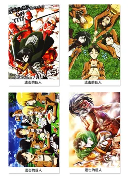 8 kom./lot Napad na Titans Plakat Anime Plakati 42x29 cm Visoku kvalitetu ispisa i Reljefni
