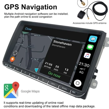 9-Inčni Ekran Auto Stereo Multimedijski Uređaj Za VW AMAROK Navigacija Auto Radio Android Media Player Авторадио Bluetooth Carplay