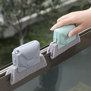 Alat za čišćenje utora 2 u 1, Kreativno krpu za čišćenje utora za prozore, četka za čišćenje prozora, četka za čišćenje utora, četka za čišćenje žljebova