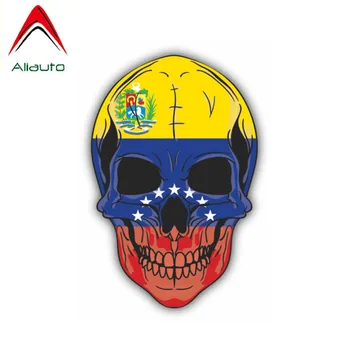 Aliauto Lubanju Zastava Venezuela je Auto Oznaka Motocikli Kaciga Auto Oprema Vodootporan Reflektirajućim Crtani Naljepnice, 14 cm * 9 cm