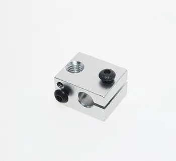 Aluminijski Toplinski blok za 3d pisača E3D V6 J-head Makerbot MK7/MK8 Ekstruder 16 mm * 16 mm * 12 mm Besplatna dostava!!!