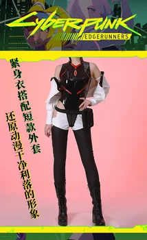 Anime Cyberpunk Lovci na rubovima Lucy Cosplay Odijelo Anime Cos Cyberpunk: Lovci na Rubovima Cosplay Odijelo Люсиныи i Cosplay Perika