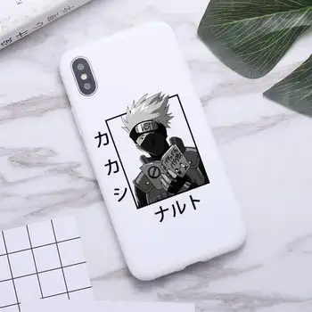 Anime Учиха Itachi Kakashi Гаара Naruto Torbica Za Telefon iPhone Plus 14 13 12 11 Pro Max Mini XS X XS 2020 XR Karamela Bijela Torbica