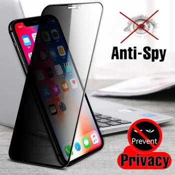 Anti-spyware Zaštitno Staklo Za iPhone 14 13 Pro Max Zaštitna Folija Za ekran za iPhone 11 12 Mini XS XR X 7 8 6 6S Plus SE Kaljeno staklo