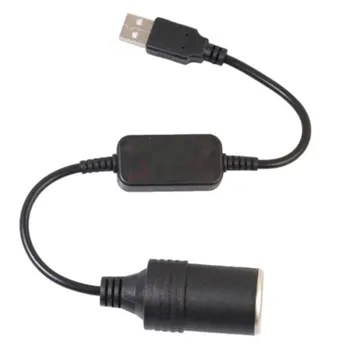 Auto Upaljač USB Utor 5 Do 12 Pretvarač ac Adapter za Žični Kontroler Штекерный Priključak za Adapter za Auto dodatna Oprema za Interijer