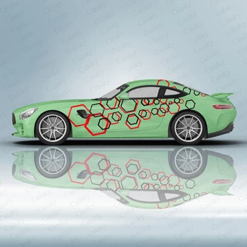 Auto naljepnice Šarene imbus Mozaika stil dekorativni vinil automobil tetovaža naljepnica auto DIY prilagođenu boju ćelije imbus