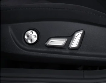 Auto-stil Interijer Auto Gumb podešavanje sjedala prekidač Poklopac ukras za Audi A4 B8 A6 C6 C7 A5 A7 Q3 Q5 Pribor