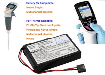 Baterija Cameron Sino kapaciteta 950 mah za višekanalne pipete Finnpipette, Novus Single, za Thermo Scientific E1-ClipTip, Novus Single