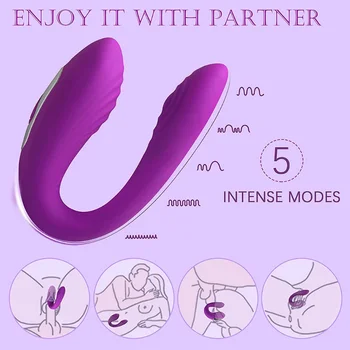 Bežični Daljinski Upravljač Sisa Double Penetration Dildo Vibrator G Spot Stimulator Klitorisa Seks Igračke za Žene Parovi Odrasle