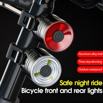 Bicikl Dugo Svjetlo Vodootporna Led Punjenje Bicikl Pametna Automatska Kočnica Senzor Za Svjetlo Bicikl Pribor Stražnja Svjetla Stražnja Svjetla Svjetlo