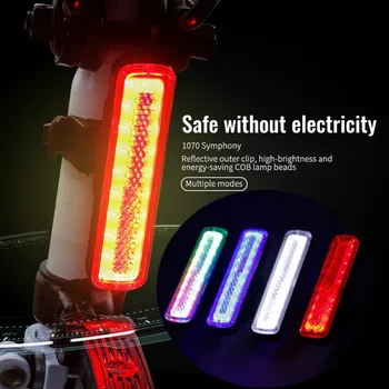 Biciklistička dugo Svjetlo LED USB Punjiva 14 Načina Rasvjete IPX6 Vodootporan Biciklistička dugo Svjetlo Biciklistička Stražnje Svjetlo Za MTB Cestovni Bicikl