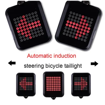 Biciklistička svjetlo bicikl Intelektualni dugo Svjetlo Skretanja USB Signal Punjenje Biciklistička Fenjer Stop-signal LED za Infracrveno Svjetlo Upozorenja Bike Bicikl