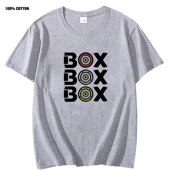 Box Box Box F1 Guma Compound V2 t-Shirt Ženska Top Kratkih Rukava pamuk Prevelike Zabavne Video igre Muška Odjeća Odjeća Y2k
