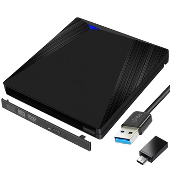 Crna Blu-ray Player Torbica Tip C USB3.1 + USB 3.0 i SATA 12.7 mm Vanjski Optički Pogon Poklopac Kutija Za PC Laptop