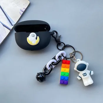Crtani film Astronaut Torbica Za Slušalice Silikonska Zaštitna Torbica u obliku Školjke za Huawei Freebuds 4i Bežične Bluetooth Slušalice dodatna Oprema